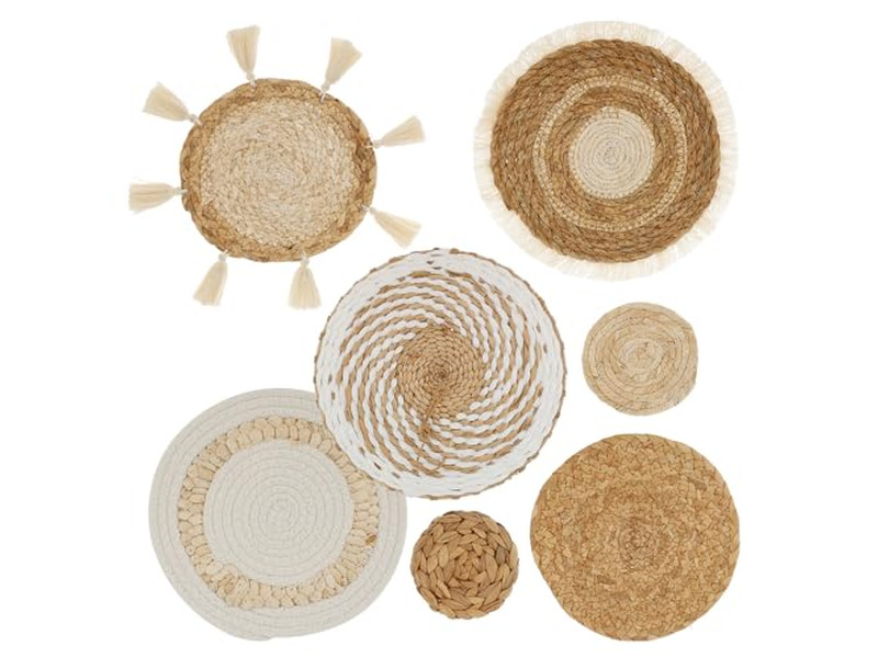 Decoração de Parede de Fazendinha Preta Boho Simples Cinza para Sala de Estar