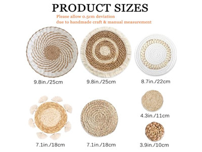 Decorações de Parede Tecidas à Mão Produtos de Decoração de Quarto