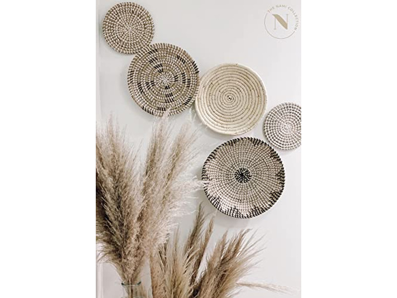 Decoração de Parede de Remo Pintado com Abóbora e Jacinto de Água