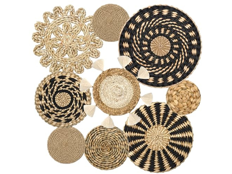 Decoração do Sudoeste para Casa Conjunto de Arte de Parede Tropical de 2 Peças