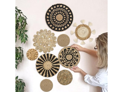 Decoração do Sudoeste para Casa Conjunto de Arte de Parede Tropical de 2 Peças