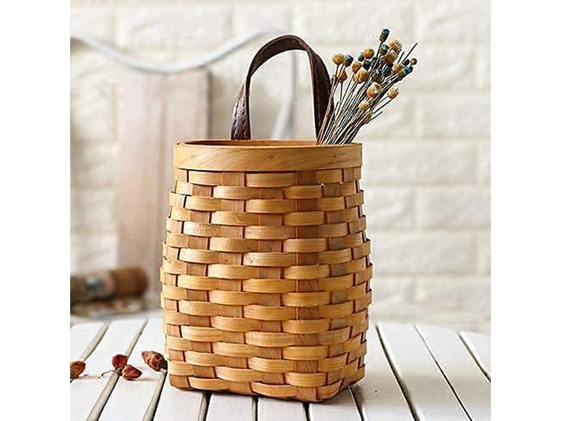 Decoração de Parede Infantil Boho Arte Decorativa Cesta de Pendurar ao Ar Livre