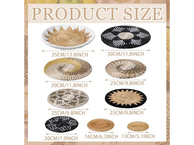 Decoração de Quarto Boho Parede para Sala Colorida Costeira