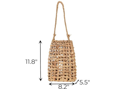 Decoração de Parede Boho Panier Arte de Placa Redonda